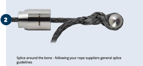 rope end fitting installation